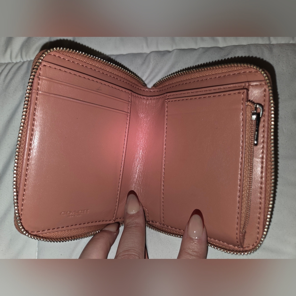 Coach Brown and Tan Camouflage Wallet - Picture 3 of 3